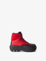 Front image of Storm Hiking Boots in Red