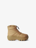 Front image of Storm Quilted Boots in Light/Pastel Brown