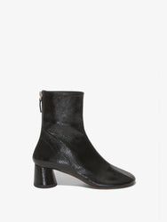 Side image of Patent Glove Boots in Black
