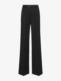 Still Life image of Wool Twill Satin Trim Pants in BLACK