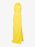 Still Life image of Matte Crepe Backless Dress in YELLOW