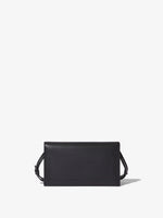 Back image of Small Accordion Flap Bag in BLACK