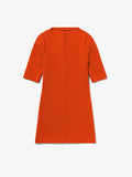 Still Life image of Compact Viscose Knit Top in TANGERINE
