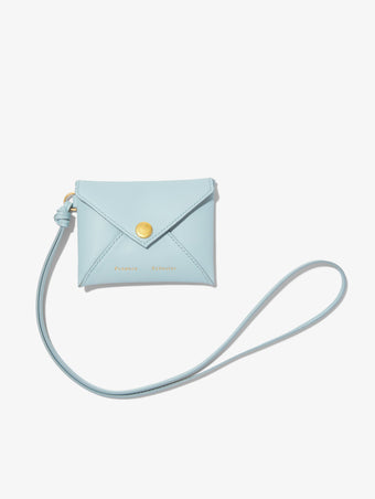 Front image of Card Holder in BABY BLUE