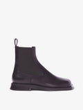 Front image of Square Chelsea Boots in Black