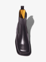 Aerial image of Square Chelsea Boots in Black