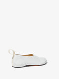 Back 3/4 image of Sculpt Slippers in White