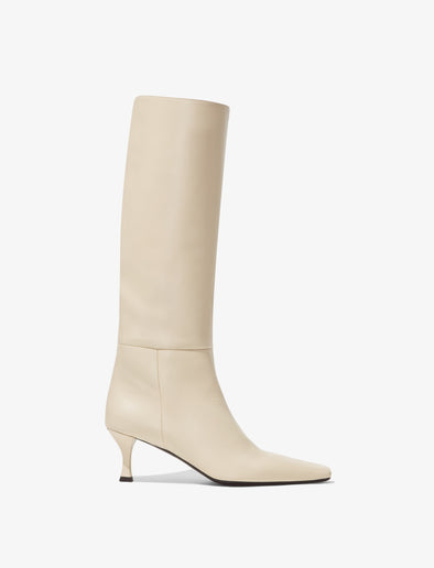 Side image of Trap Boots in Beige
