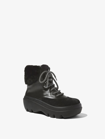 3/4 Front image of Storm Hiking Boots in Black