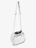 Interior image of Drawstring Pouch in OPTIC WHITE with straps extended