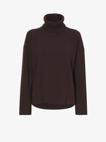 Still Life image of Doubleface Cashmere Oversized Turtleneck in BROWN