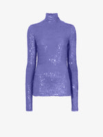 Still Life image of Faceted Sequin Top in LILAC