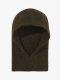 Still image of Midweight Wool Knit Hood in DARK TAUPE