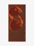 Back image of Orange Beach Towel in LIGHT RED/ORANGE/BLACK