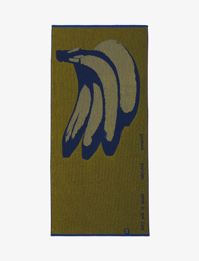 Back image of Banana Beach Towel in ROYAL BLUE/YELLOW/BLACK