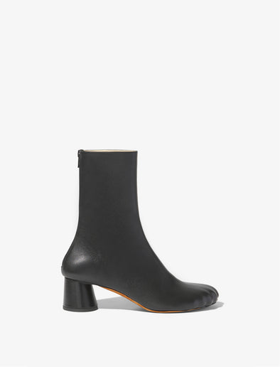 Side image of Sculpt Ankle Boots in Black