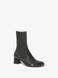 Front 3/4 image of Sculpt Ankle Boots in Black
