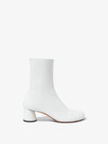 Side image of Sculpt Ankle Boots in White