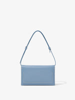 Back image of Small Accordion Flap Bag in DOVE GREY