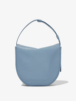 Back image of Baxter Leather Bag in DOVE GREY