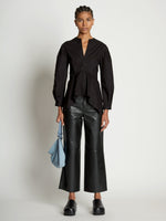 Image of model wearing Minetta Bag in SKY