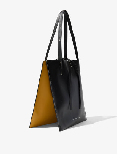 Side image of Twin Tote in BLACK