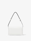 Back image of Small Accordion Flap Bag in OPTIC WHITE