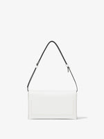 Back image of Small Accordion Flap Bag in OPTIC WHITE
