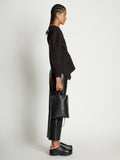 Image of model wearing Small Twin Tote in BLACK
