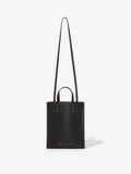 Side image of Small Twin Tote in BLACK