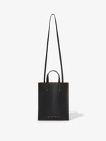 Side image of Small Twin Tote in BLACK