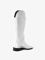 3/4 Back image of Pipe Riding Boots in WHITE.jpg