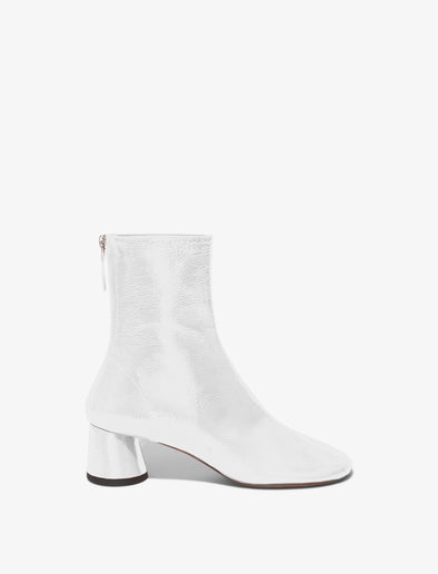 Side image of Patent Glove Boots in WHITE