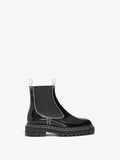 Side image of Lug Sole Chelsea Boots in Black