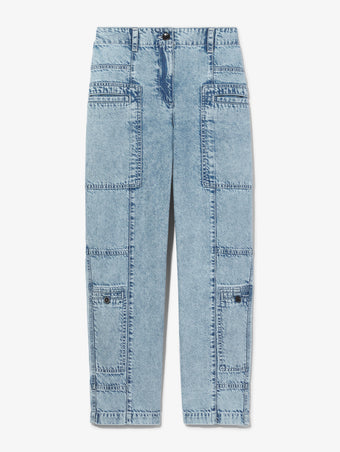 Still Life image of Chambray Pocket Pants in LIGHT INDIGO