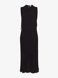 Still Life image of Pleatable Crepe Drawstring Dress in BLACK