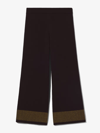 Still Life image of Cashmere Blend Sweatpants in BLACK/DARK SAND
