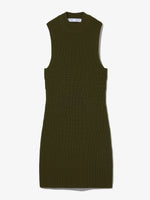 Still Life image of Sleeveless Cashfeel Mini Dress in FATIGUE