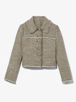 Still Life image of Cropped Tweed Jacket in YELLOW MULTI