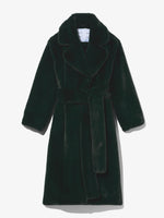 Still Life image of Faux Fur Belted Coat in PINE