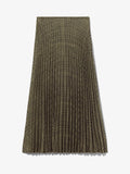 Still Life image of Pleatable Crepe Midi Skirt in STONE/BLACK