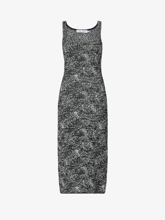 Still Life image of Speckle Knit Dress in PEARL/BLACK