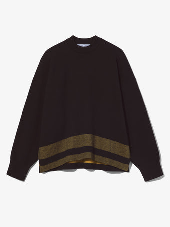 Still Life image of Cashmere Blend Sweatshirt in BLACK/DARK SAND
