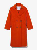 Still Life image of Melton Double Face Coat in VERMILLION MELANGE