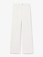 Flat image of Cotton Twill Culotte in off white