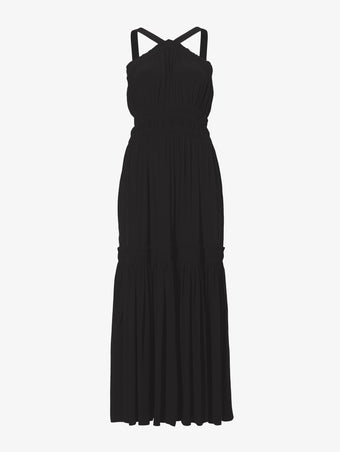 Still Life image of High Neck Dress in BLACK