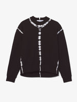 Still Life image of Tie Dye Sweatshirt in BLACK/OFF WHITE