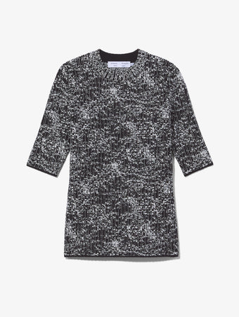 Still Life image of Speckle Knit Sweater in PEARL/BLACK