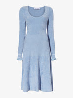 Still Life image of Scoop Neck Chenille Dress in PERIWINKLE