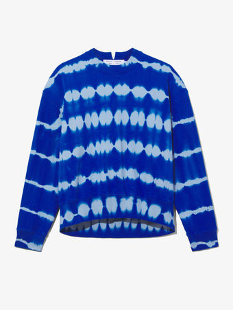 Still Life image of Tie Dye Sweatshirt in BRIGHT BLUE/PERIWINKLE